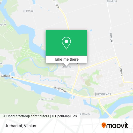 Карта Jurbarkai