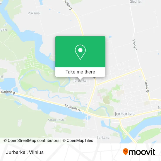 Карта Jurbarkai