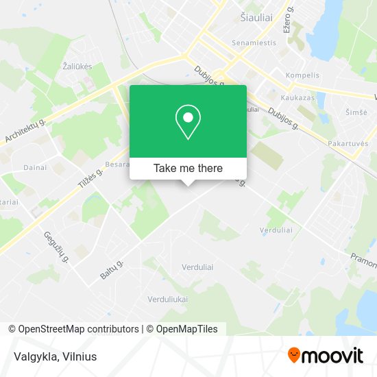 Карта Valgykla