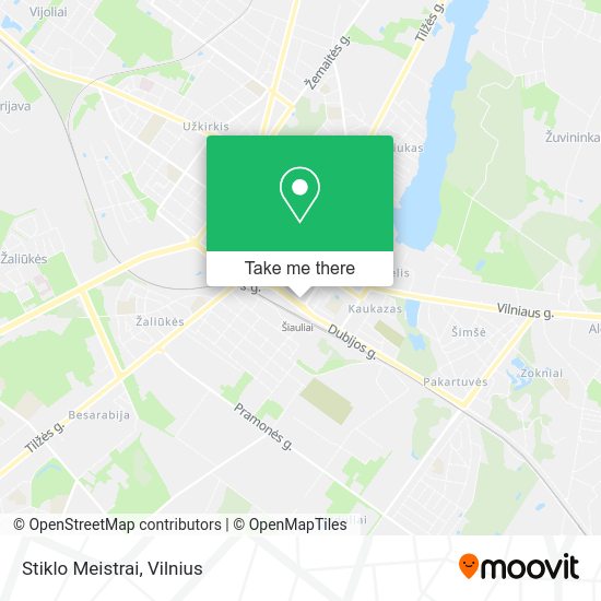 Карта Stiklo Meistrai