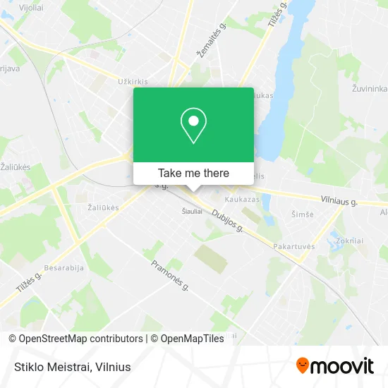 Карта Stiklo Meistrai