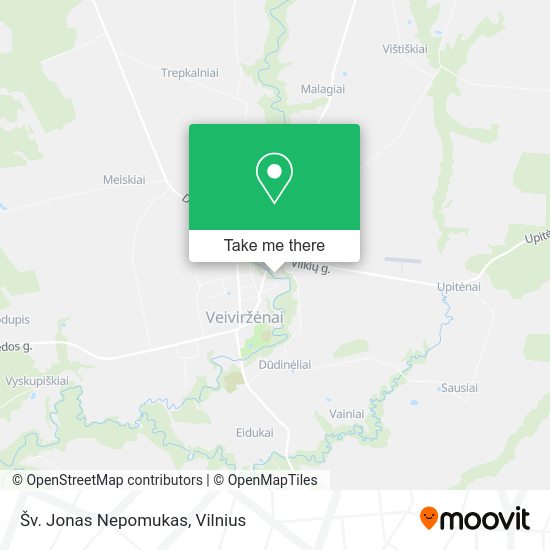 Карта Šv. Jonas Nepomukas