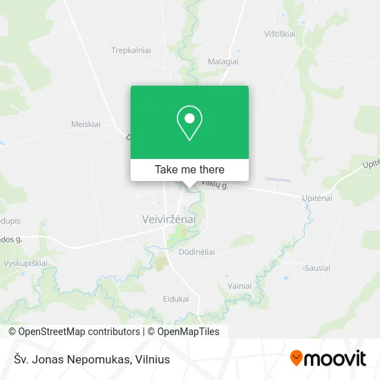 Карта Šv. Jonas Nepomukas