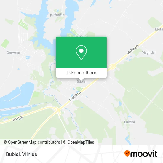 Карта Bubiai