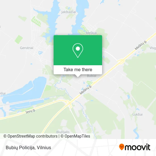 Карта Bubių Policija