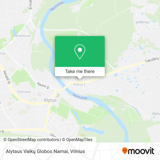 Карта Alytaus Vaikų Globos Namai