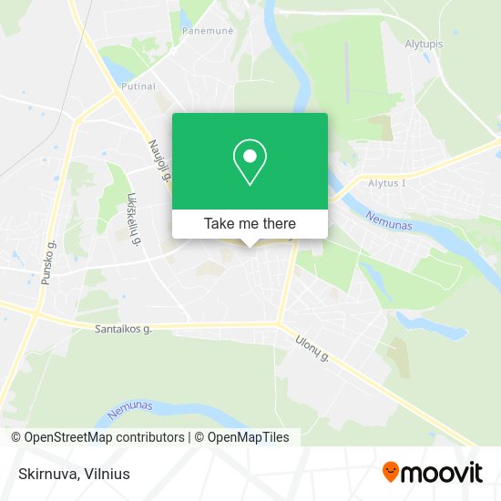 Карта Skirnuva