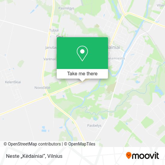 Карта Neste „Kėdainiai“
