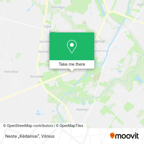 Карта Neste „Kėdainiai“