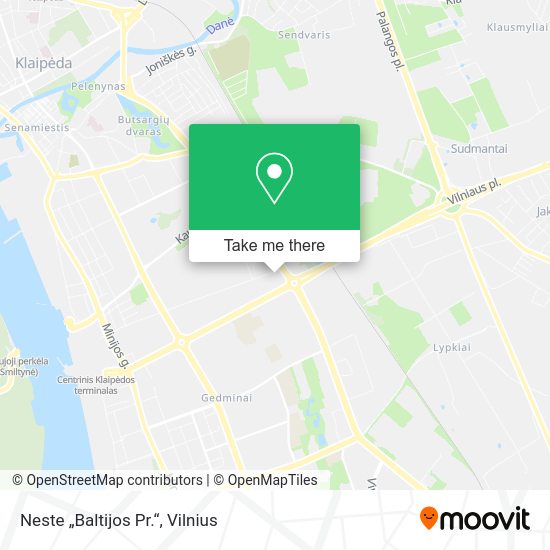 Карта Neste „Baltijos Pr.“