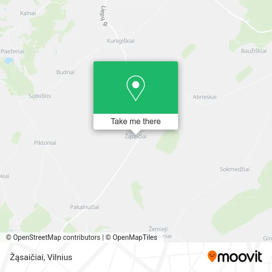 Карта Žąsaičiai