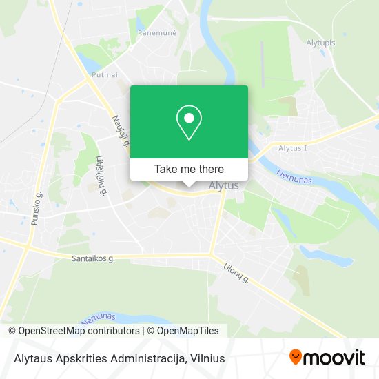 Карта Alytaus Apskrities Administracija