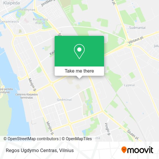 Карта Regos Ugdymo Centras