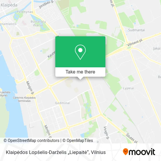 Карта Klaipėdos Lopšelis-Darželis „Liepaitė“