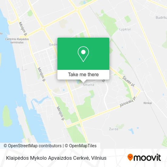 Карта Klaipėdos Mykolo Apvaizdos Cerkvė