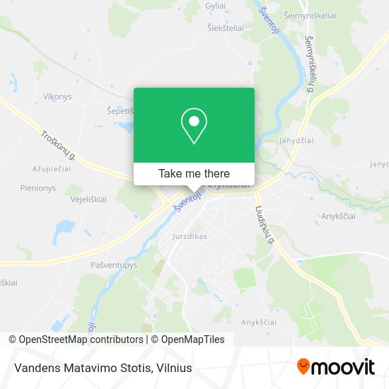 Карта Vandens Matavimo Stotis