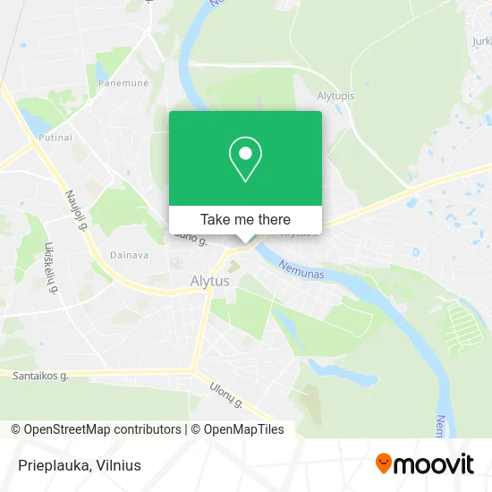 Карта Prieplauka