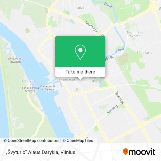 Карта „Švyturio“ Alaus Darykla