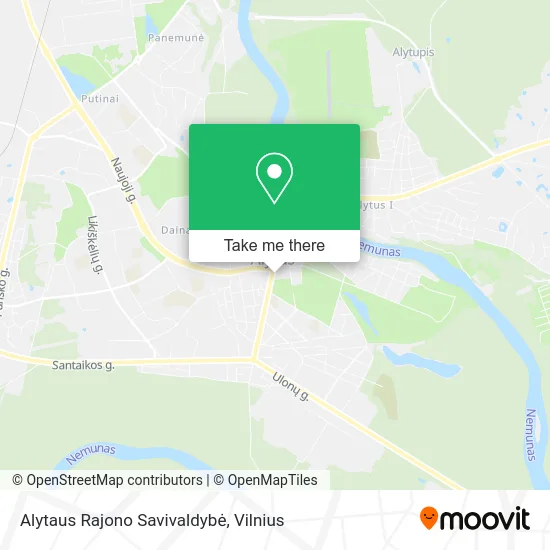 Карта Alytaus Rajono Savivaldybė