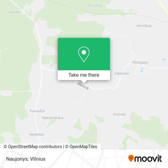 Карта Naujonys
