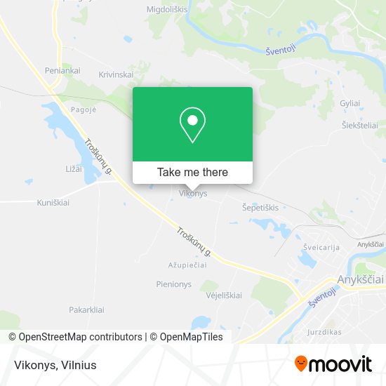 Карта Vikonys