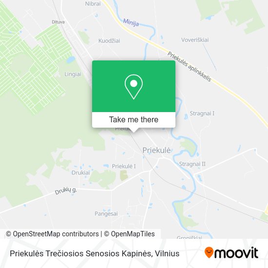 Карта Priekulės Trečiosios Senosios Kapinės