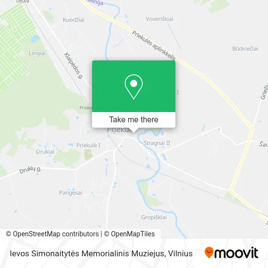 Карта Ievos Simonaitytės Memorialinis Muziejus