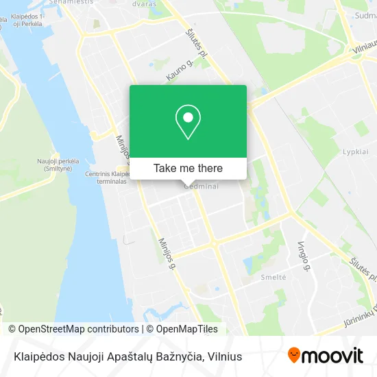 Карта Klaipėdos Naujoji Apaštalų Bažnyčia