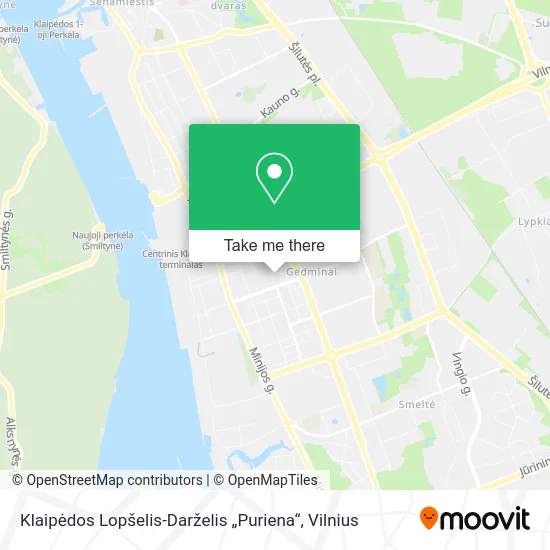 Карта Klaipėdos Lopšelis-Darželis „Puriena“
