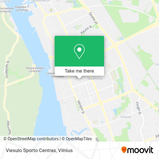 Карта Viesulo Sporto Centras