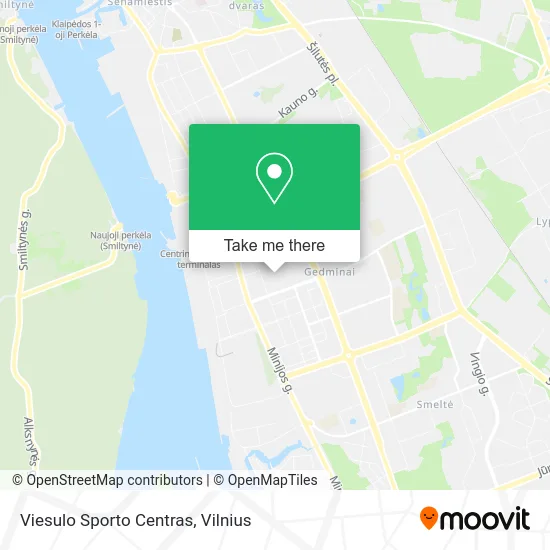 Карта Viesulo Sporto Centras