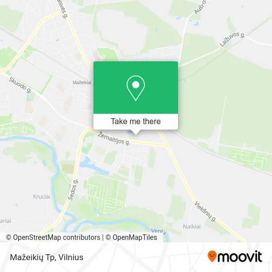 Карта Mažeikių Tp