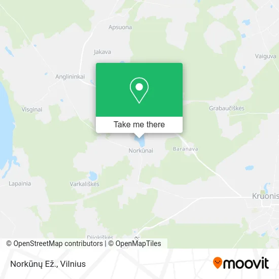 Карта Norkūnų Ež.