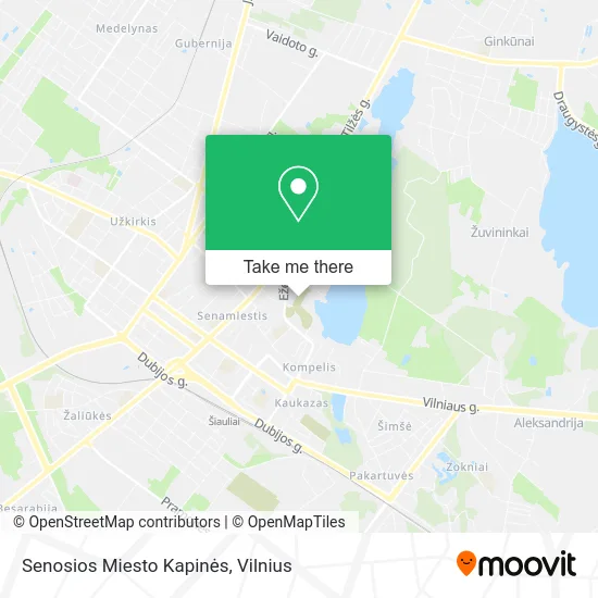 Карта Senosios Miesto Kapinės