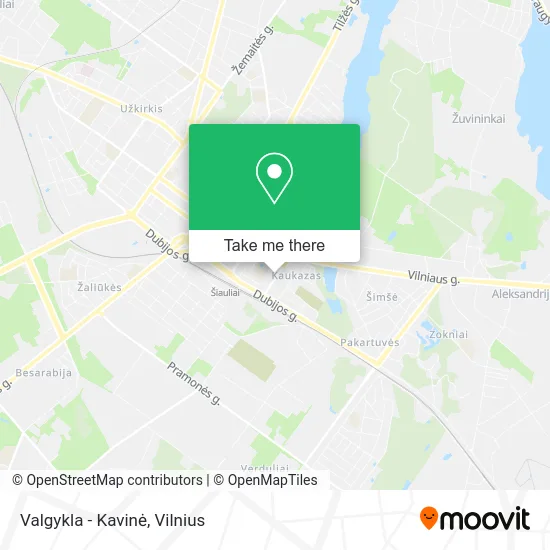 Карта Valgykla - Kavinė