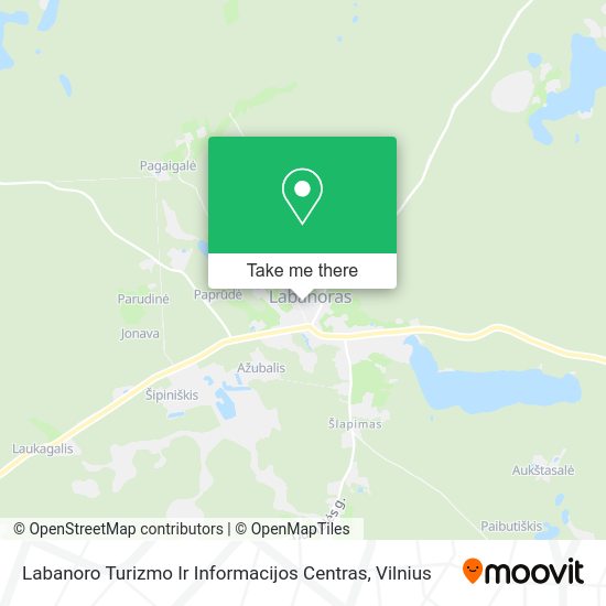 Карта Labanoro Turizmo Ir Informacijos Centras