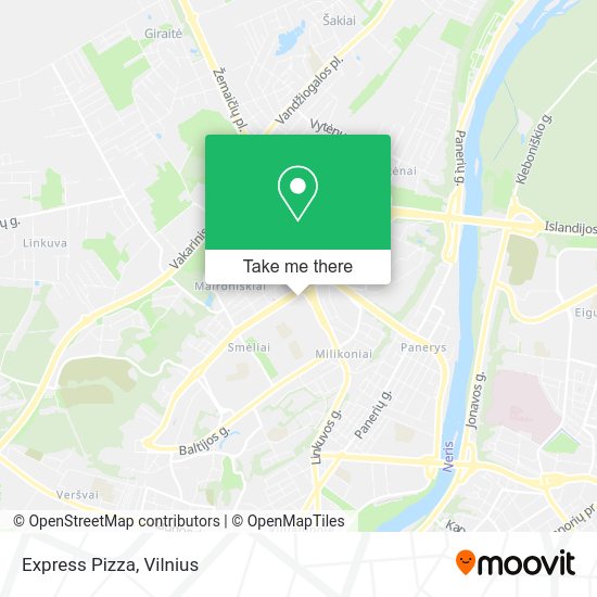 Карта Express Pizza