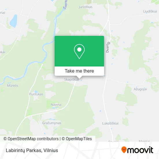 Labirintų Parkas map