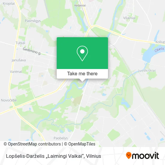 Карта Lopšelis-Darželis „Laimingi Vaikai“
