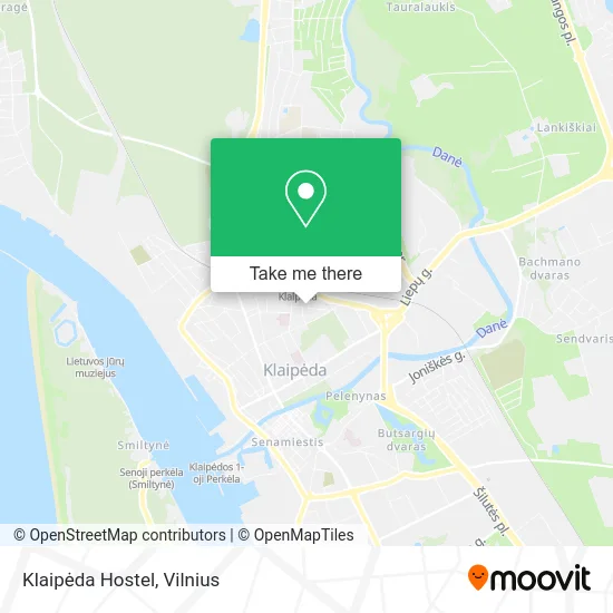 Карта Klaipėda Hostel