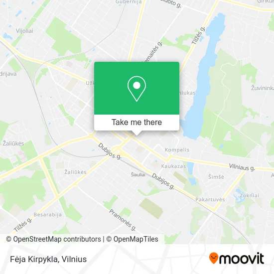 Карта Fėja Kirpykla