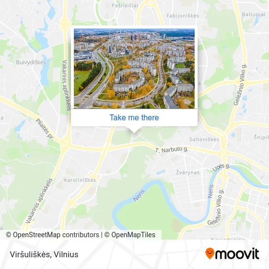 Карта Viršuliškės