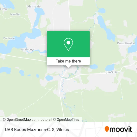UAB Koops Mazmena-C. S map