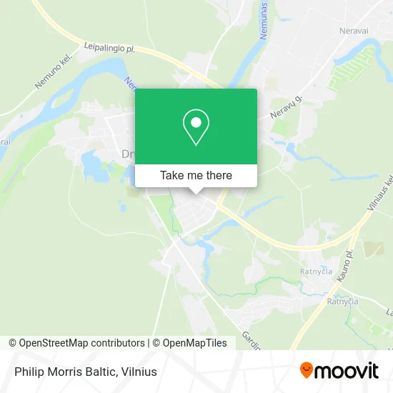 Карта Philip Morris Baltic