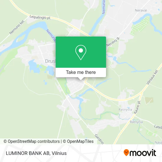 Карта LUMINOR BANK AB