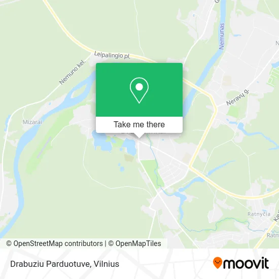 Карта Drabuziu Parduotuve