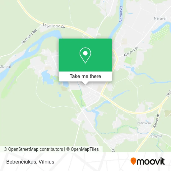 Карта Bebenčiukas