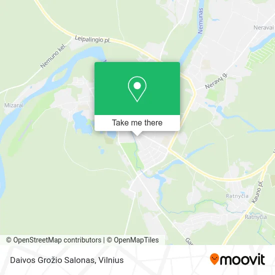 Карта Daivos Grožio Salonas