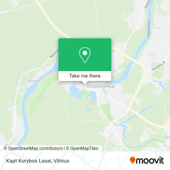 Карта Kapt Kurybos Lasai