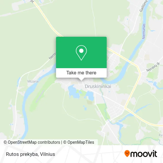 Карта Rutos prekyba